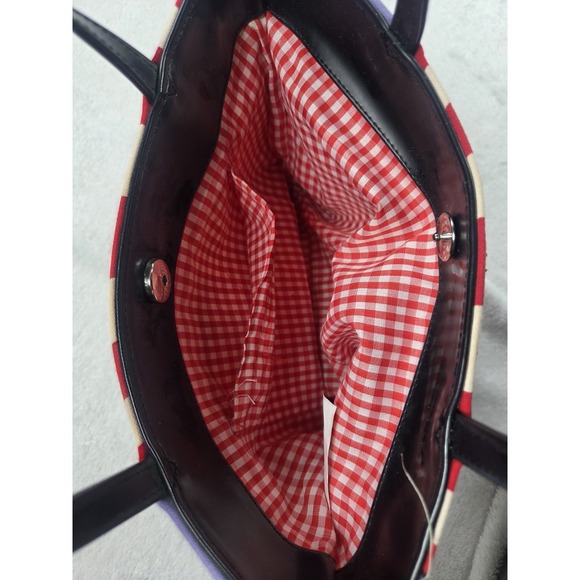 Y2K Paris Cafe Tote Bag Novelty Eiffel Tower Print Rhinestone Sequin Purse - Picture 8 of 15